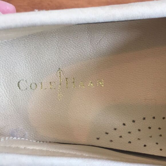 🎉HP🎉Cole Haan nude leather driving shoes size 8 - Picture 8 of 8